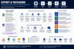 A technical infographic illustrating export and packaging workflows in Formidable Forms, including sample versus premium evidence packets, auditor-ready outputs, evidence structuring, audience-specific packaging, and governance export architecture.